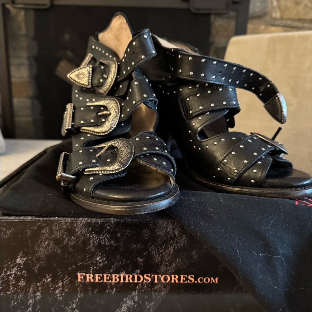 2021 Freebird Violet heels: black size 10